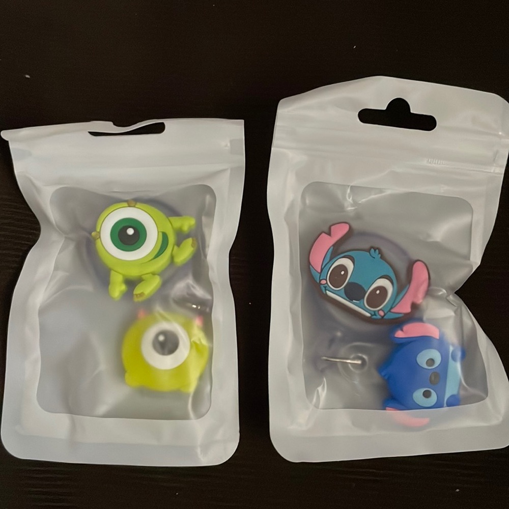 New Disney Stitch and Mike Badge Reels